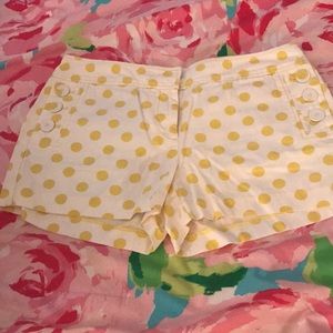 Jcrew polka dot shorts